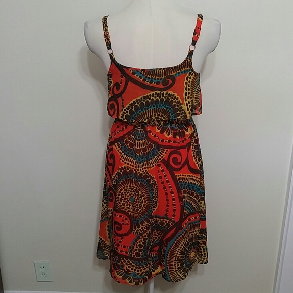 *HP* Madison Petite floral midi sundress size Petite Small - Picture 3 of 4